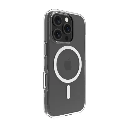 dbramante1928 - Puzdro Iceland Ultra D3O s MagSafe pre iPhone 16 Pro Max, transparentná