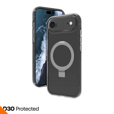 dbramante1928 - Puzdro Iceland Ultra D3O Kick s MagSafe pre iPhone 17 Air, transparentná