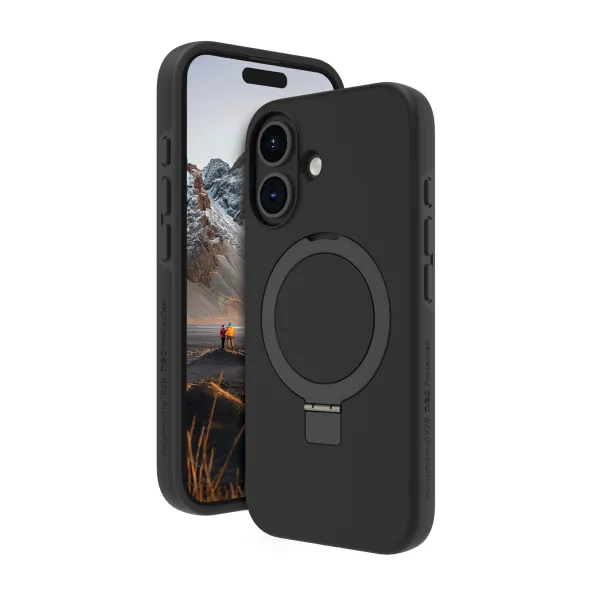 dbramante1928 - Puzdro Iceland Ultra D3O Kick s MagSafe pre iPhone 16 Plus, čierna