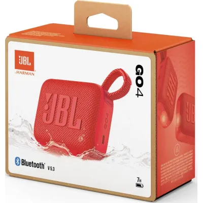 JBL - Bezdrôtový reproduktor GO4, červená
