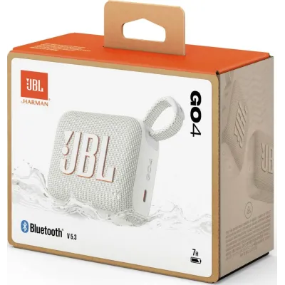 JBL - Bezdrôtový reproduktor GO4, biela