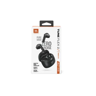 JBL - Bezdrôtové slúchadlá TWS Tune Flex 2, čierna