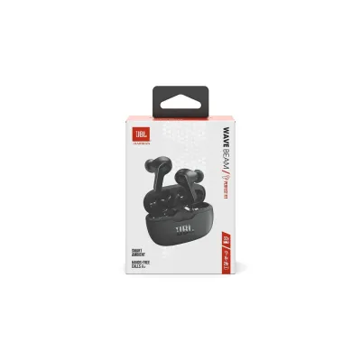 JBL - Bezdrôtové slúchadlá TWS Wave Beam, čierna