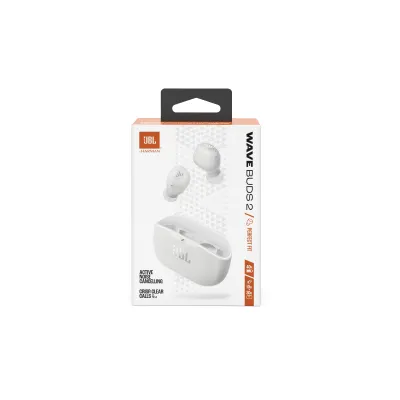 JBL - Bezdrôtové slúchadlá TWS Wave Buds 2, biela