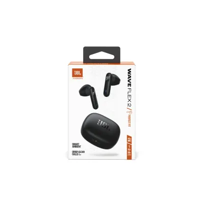 JBL - Bezdrôtové slúchadlá TWS Wave Flex 2, čierna