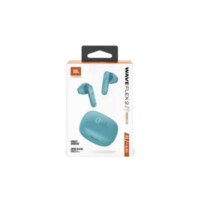 JBL - Bezdrôtové slúchadlá TWS Wave Flex 2, modrá