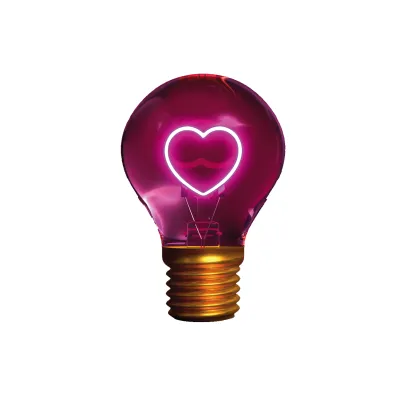 Music Hero - LUME Dobíjateľná stolná lampa Srdce