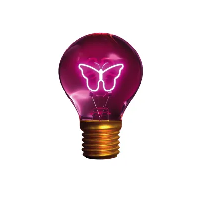 Music Hero - LUME Dobíjateľná stolná lampa Motýľ