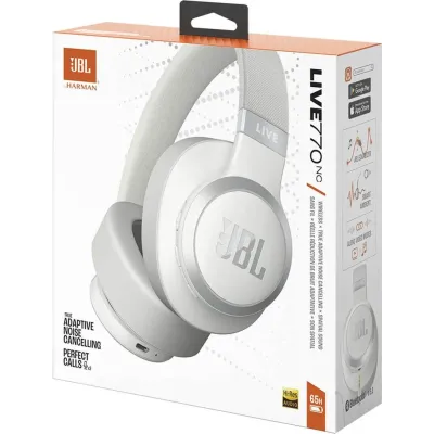 JBL - Bezdrôtové slúchadlá Live 770NC, biela