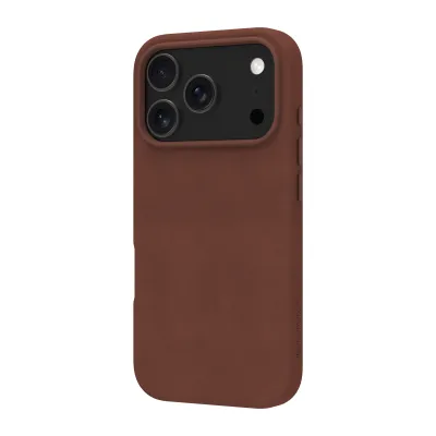 dbramante1928 - Puzdro Lynge s MagSafe pre iPhone 17 Pro, dark tan