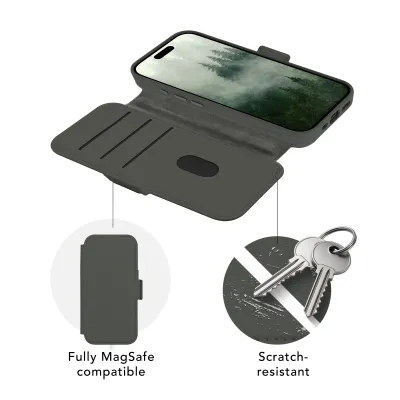 dbramante1928 - Puzdro Lynge ICON s MagSafe pre iPhone 17,  forest shadow