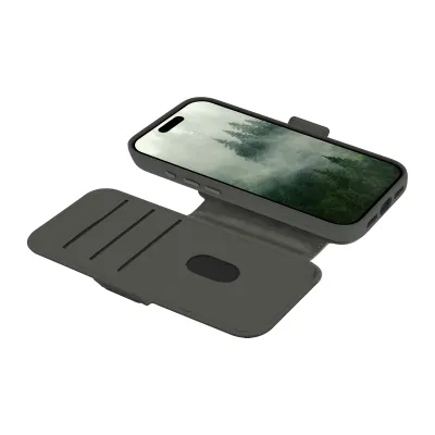 dbramante1928 - Puzdro Lynge ICON s MagSafe pre iPhone 17 Pro, forest shadow