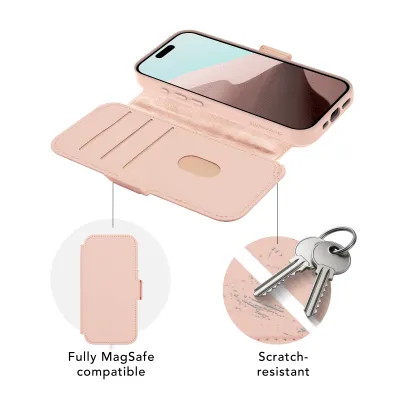 dbramante1928 - Puzdro Lynge ICON s MagSafe pre iPhone 17, pink sand
