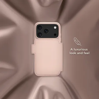dbramante1928 - Puzdro Lynge ICON s MagSafe pre iPhone 17 Pro, pink sand