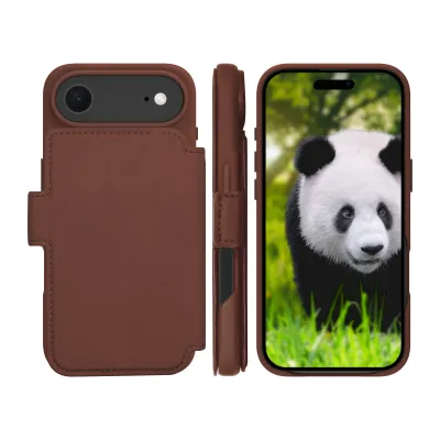 dbramante1928 - Puzdro Lynge s MagSafe pre iPhone 17 Air, dark tan