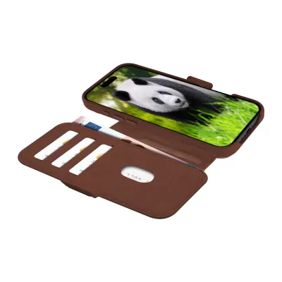 dbramante1928 - Puzdro Lynge s MagSafe pre iPhone 17 Air, dark tan