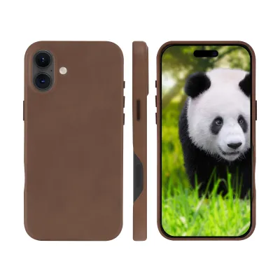 dbramante1928 - Puzdro Lynge pre iPhone 16 Plus, dark tan
