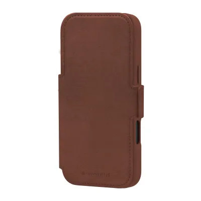 dbramante1928 - Puzdro Lynge s MagSafe pre iPhone 17 Pro Max, dark tan