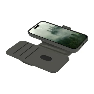 dbramante1928 - Puzdro Lynge ICON s MagSafe pre iPhone 17 Pro Max, forest shadow