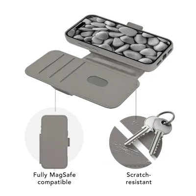 dbramante1928 - Puzdro Lynge ICON s MagSafe pre iPhone 17 Pro Max, river stone