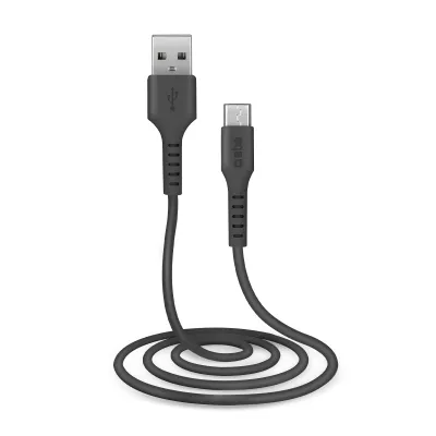 SBS - Kábel USB-A/Micro USB, 5 W, 1m, čierna