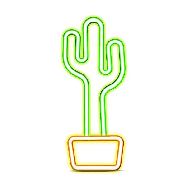 Music Hero - LUME Neónová nástenná lampa Cactus Glow On