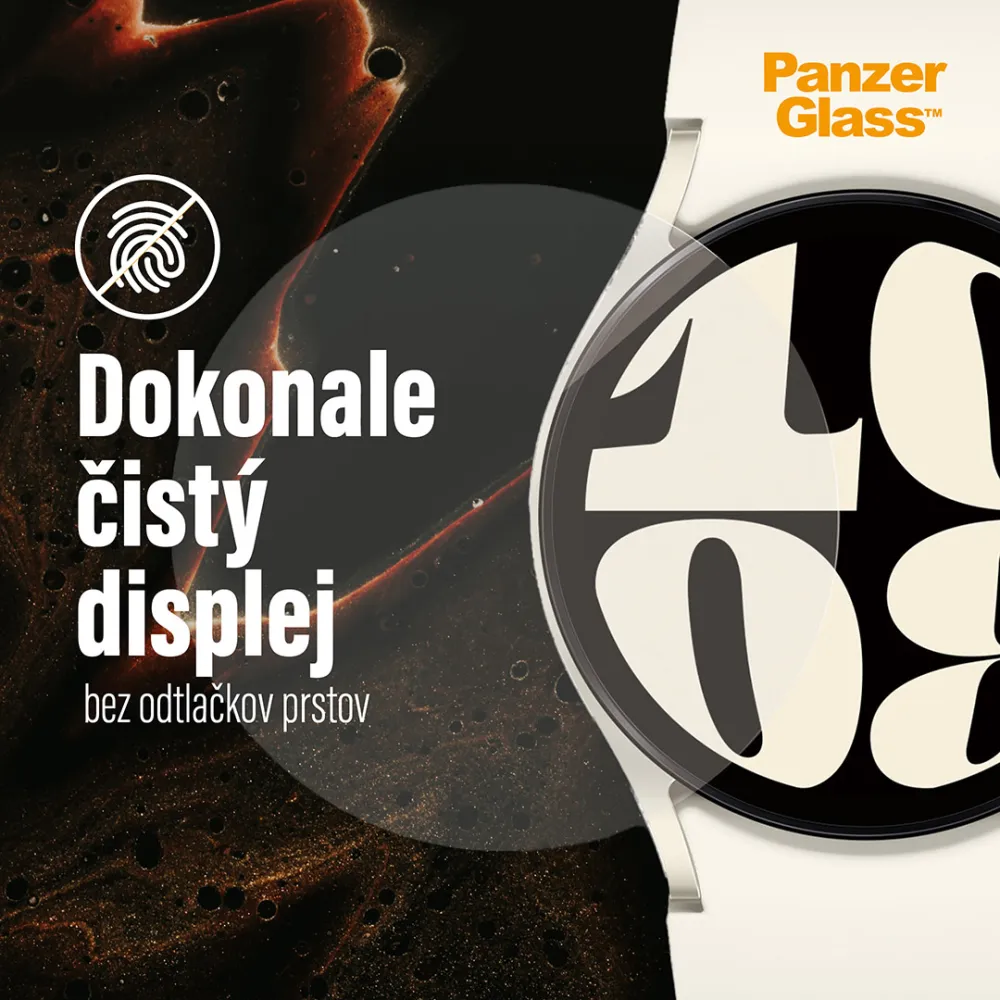 PanzerGlass - Tvrdené sklo Flat Glass AB pre Samsung Galaxy Watch6 44 mm, číra