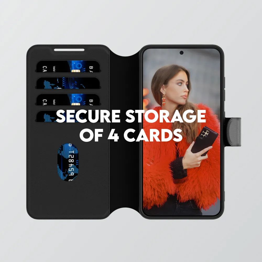 CARE - Puzdro Wallet Kickstand pre Samsung Galaxy A37, čierna