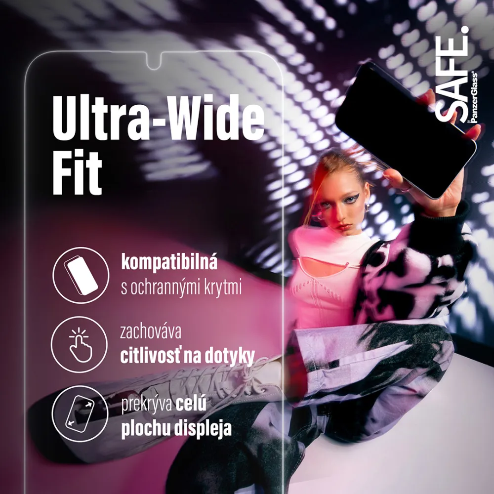 SAFE - Tvrdené sklo UWF pre Honor 600 Lite, čierna