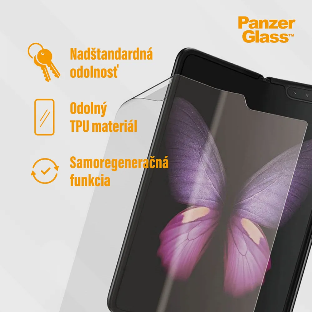 PanzerGlass - Ochranná fólia Case Friendly AB pre Samsung Galaxy Z Fold5/Z Fold4, číra