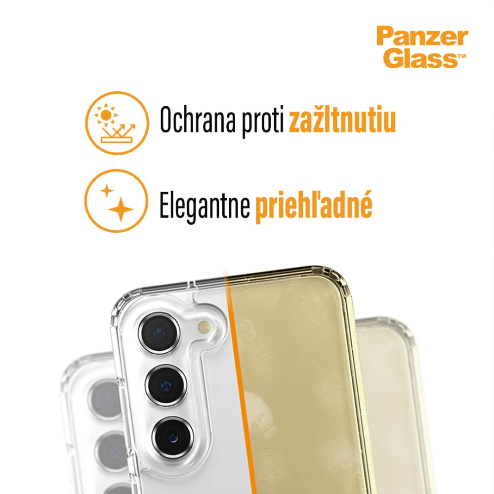 PanzerGlass - Puzdro HardCase AB pre Samsung Galaxy S23, transparentná