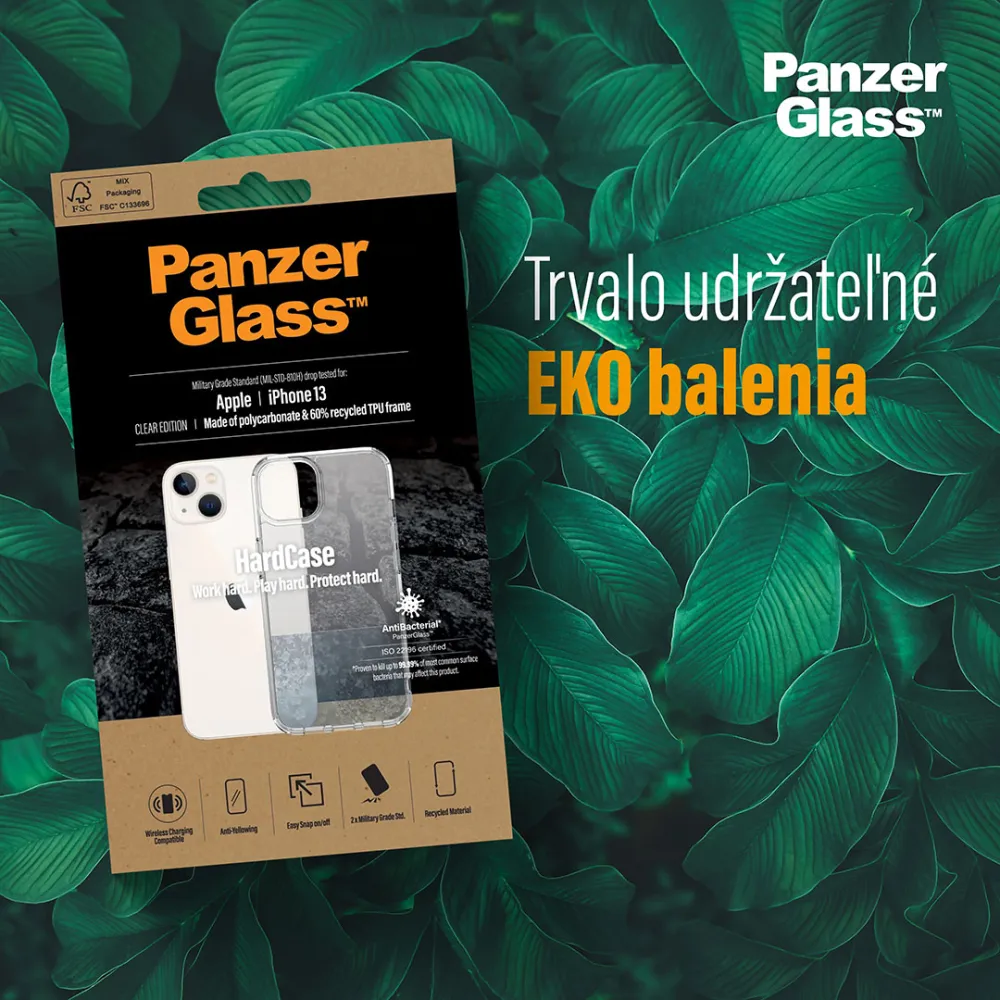 PanzerGlass - Puzdro HardCase AB pre Samsung Galaxy A23 4G, transparentná