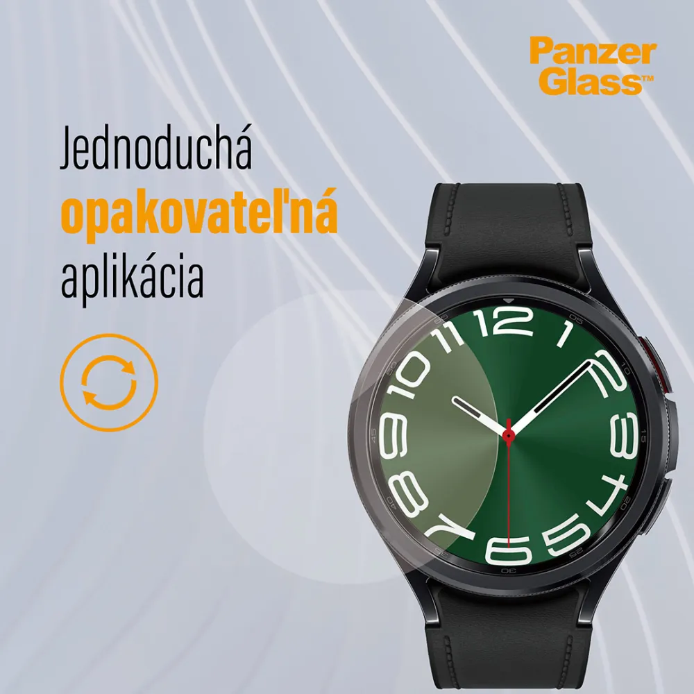 PanzerGlass - Tvrdené sklo Flat Glass AB pre Samsung Galaxy Watch6 47 mm, číra