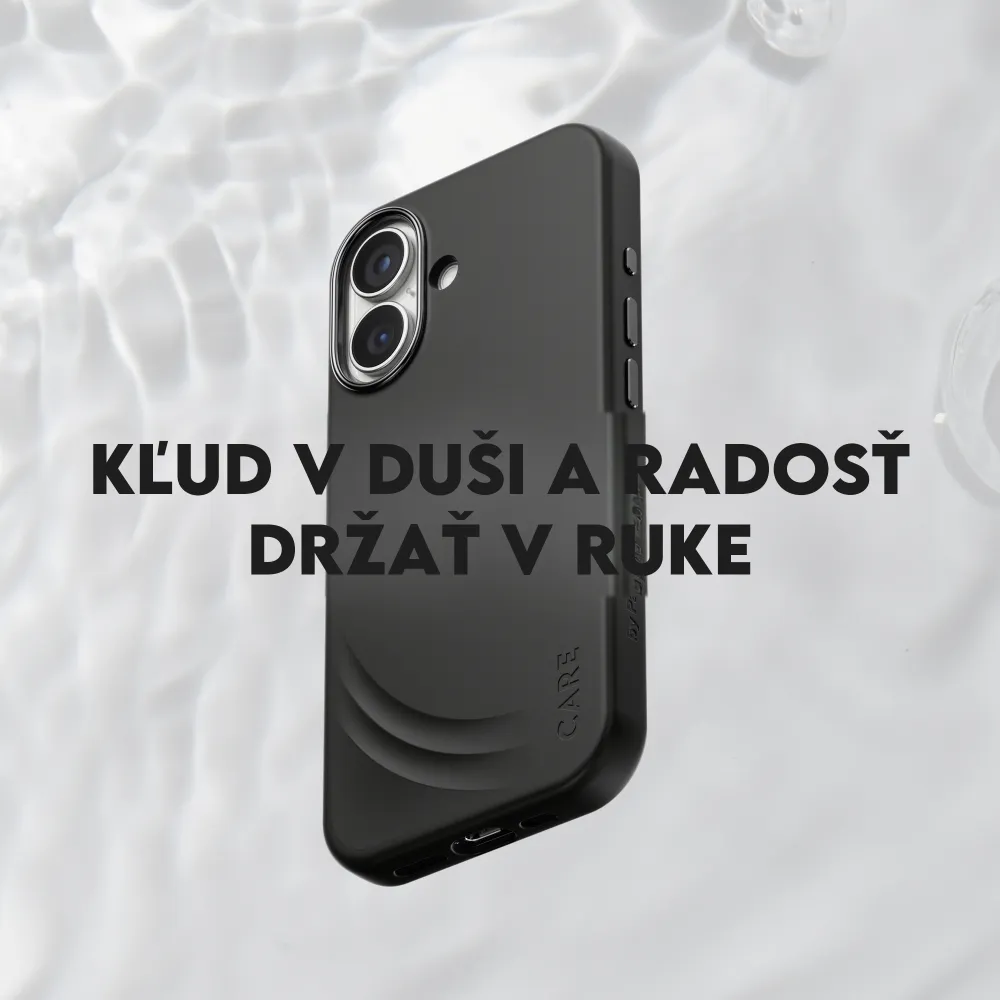 CARE - Puzdro FLOW s MagSafe pre iPhone 17, čierna