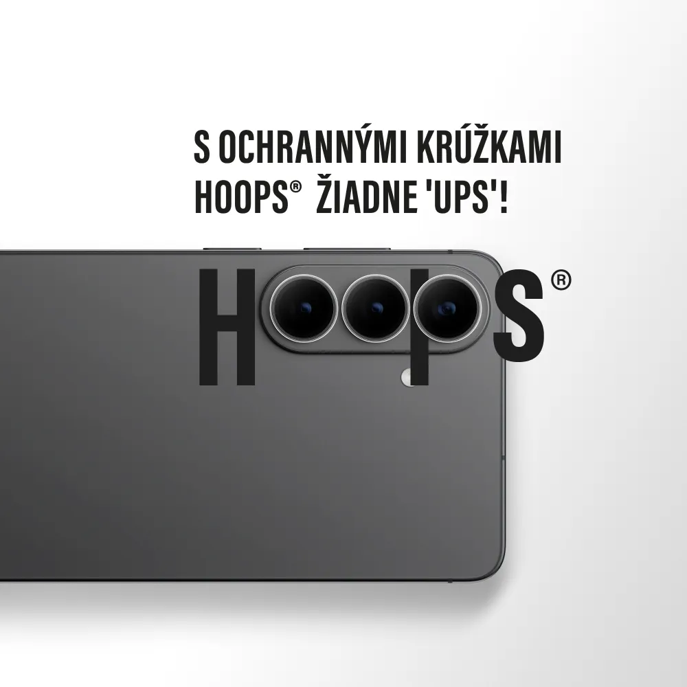 PanzerGlass - Ochranný kryt objektívu Hoops pre Samsung Galaxy S26/S26+, číra