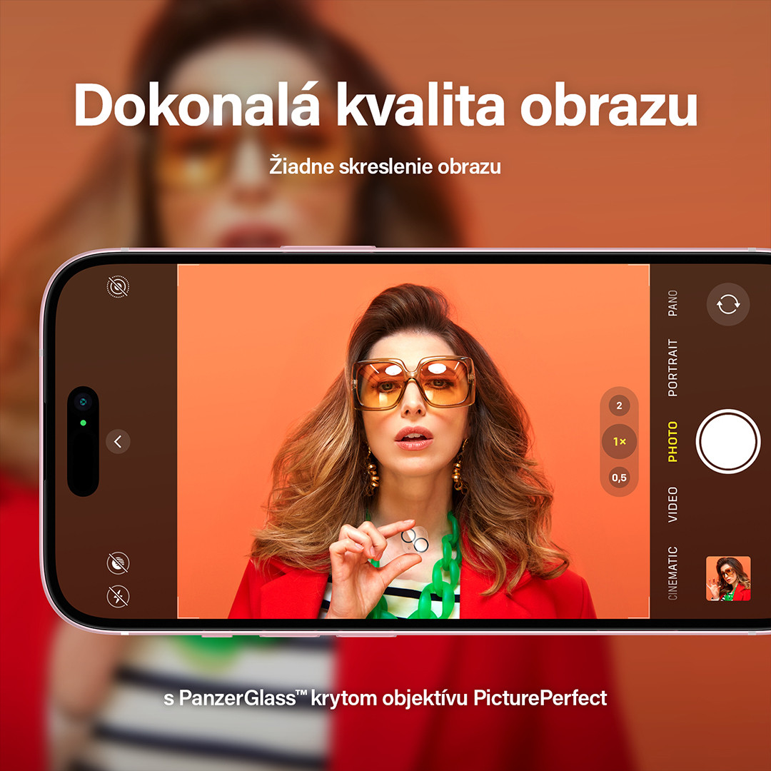 PanzerGlass - Bundle PicturePerfect + Tvrdené sklo UWF + Hard Case D3O pre iPhone 15