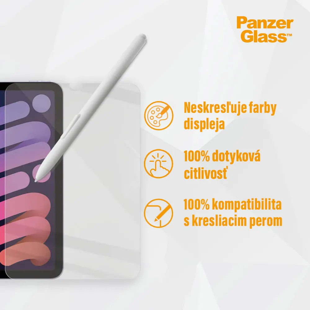 PanzerGlass - Tvrdené sklo UWF pre Samsung Galaxy Tab S8/S9 Plus, číra