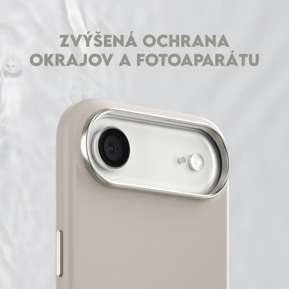 CARE - Puzdro FLOW s MagSafe pre iPhone 17 Air, vanilla