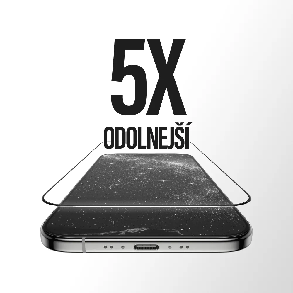 PanzerGlass - Tvrdené sklo UWF Ceramic II s aplikátorom pre iPhone 17 Air, čierna