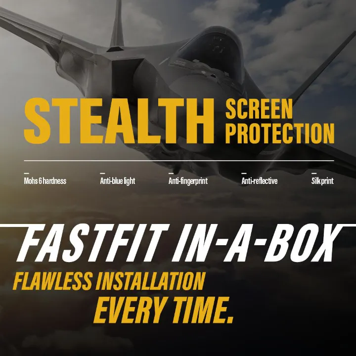 PanzerGlass - Tvrdené sklo UWF Stealth s Fastfit pre iPhone 17 Pro, čierna