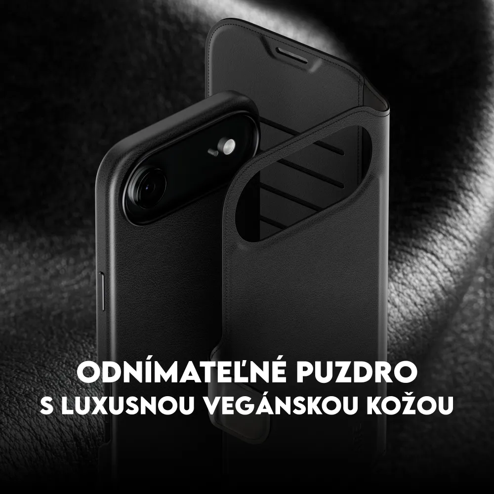 CARE - Puzdro Wallet Tango Two-In-One s MagSafe pre iPhone 17 Air, čierna