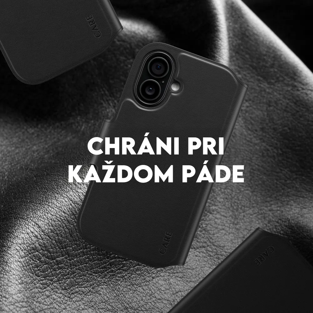 CARE - Puzdro Wallet Tango Two-In-One s MagSafe pre iPhone 17, čierna