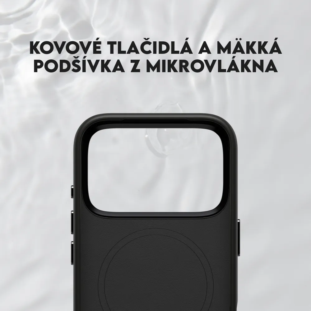 CARE - Puzdro FLOW s MagSafe pre iPhone 17 Pro Max, vanilla