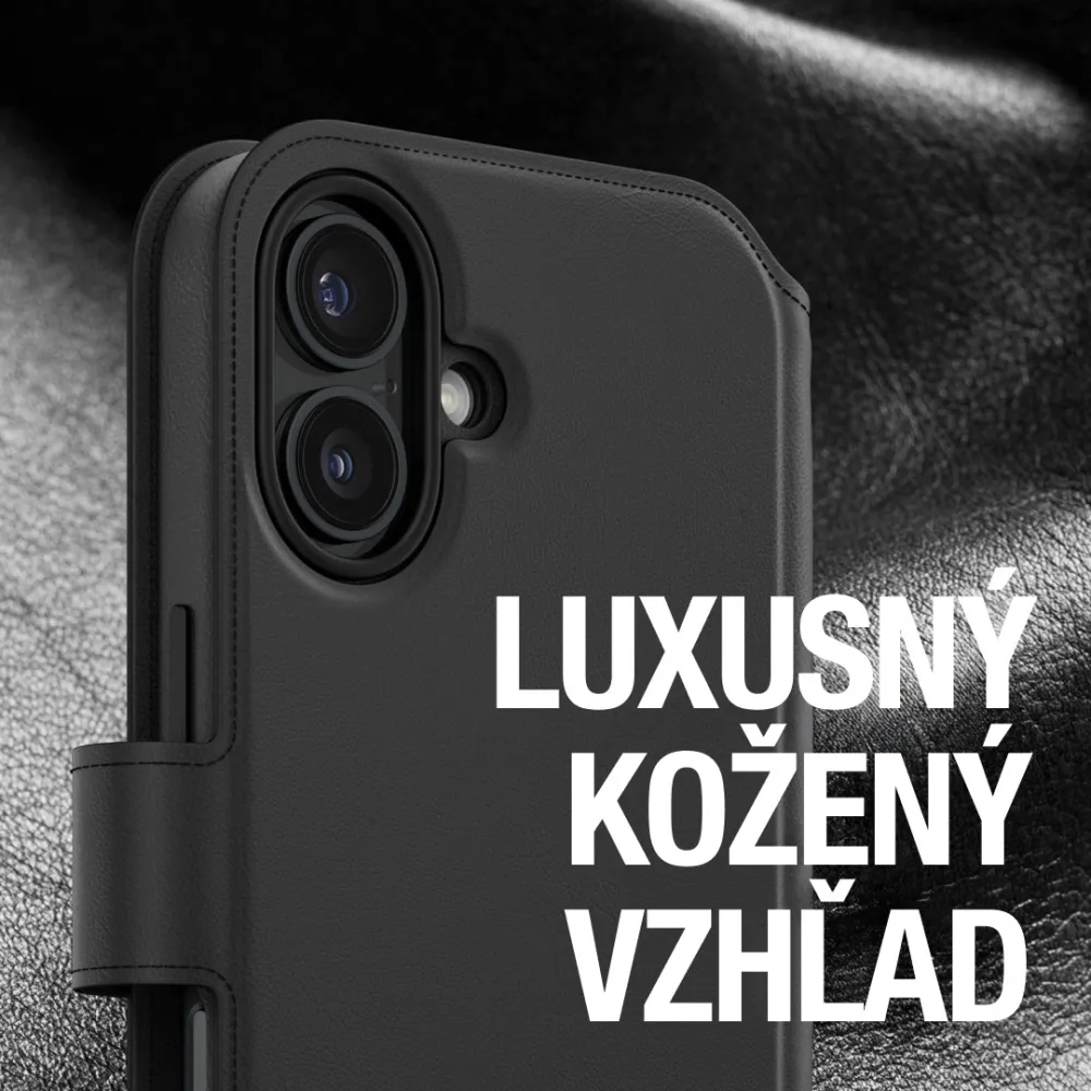 CARE - Puzdro Wallet Tango Two-In-One s QI pre Samsung Galaxy S25 Edge, čierna