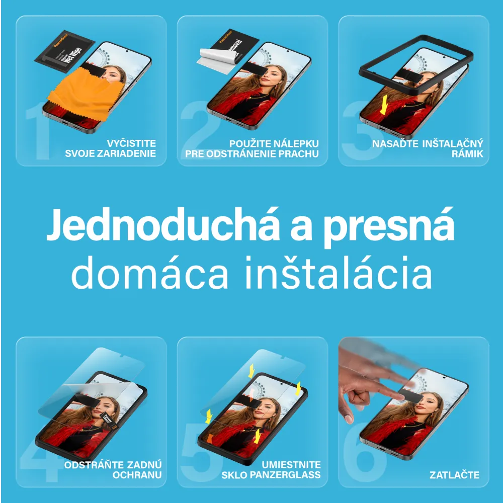 PanzerGlass - Tvrdené sklo UWF 2-Way Privacy s aplikátorom pre iPhone 17 Pro, čierna