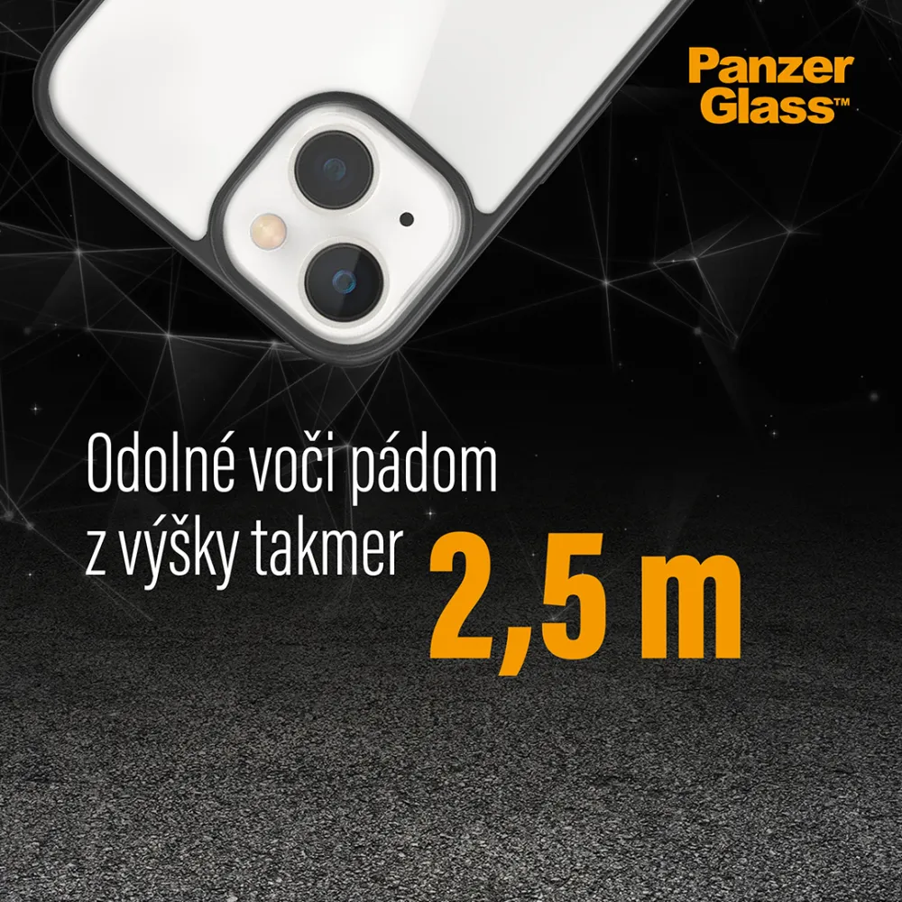 PanzerGlass - Puzdro ClearCase pre iPhone 14 Plus, čierna