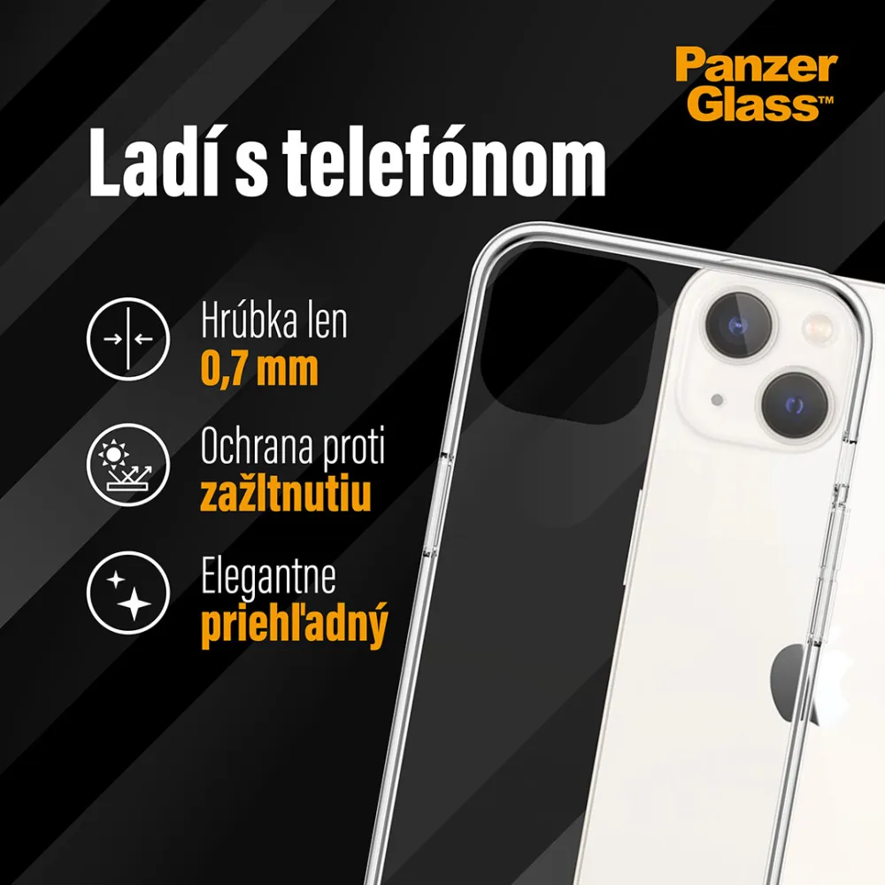 PanzerGlass - Puzdro ClearCaseColor AB pre iPhone 13 Pro Max, strawberry