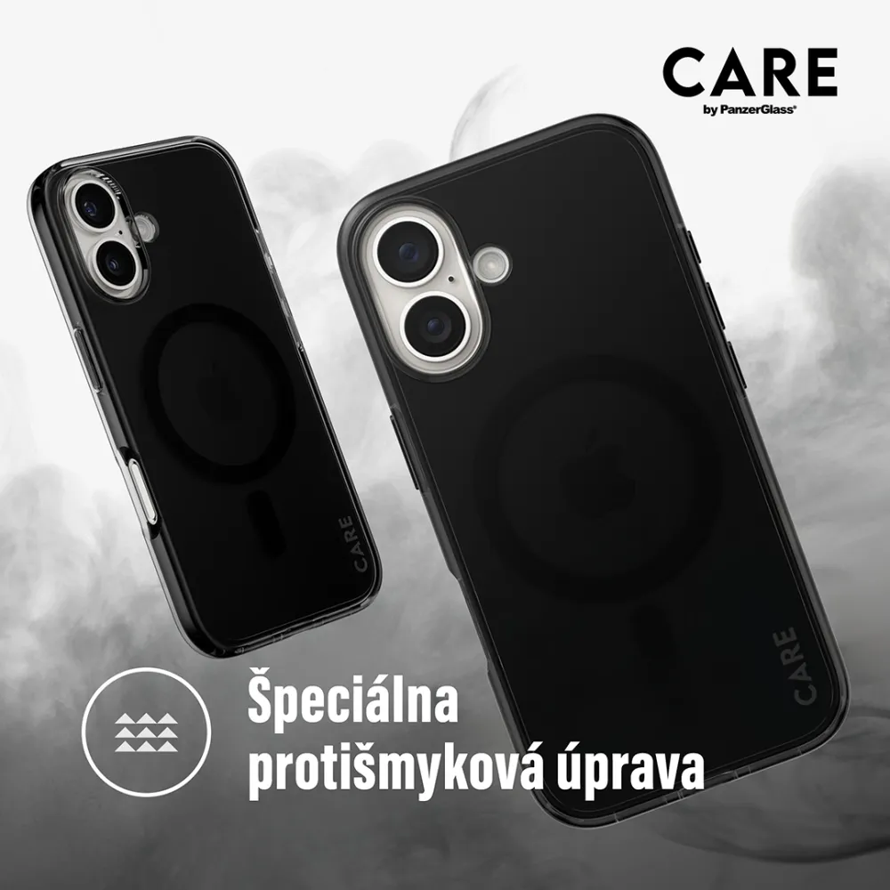 CARE - Puzdro Smokey s čiernym QI pre Samsung Galaxy S25 Ultra, čierna
