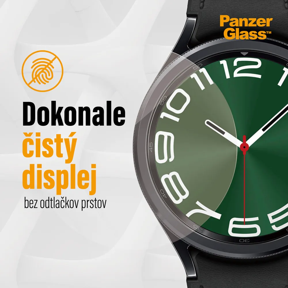 PanzerGlass - Tvrdené sklo Flat Glass AB pre Samsung Galaxy Watch6 47 mm, číra