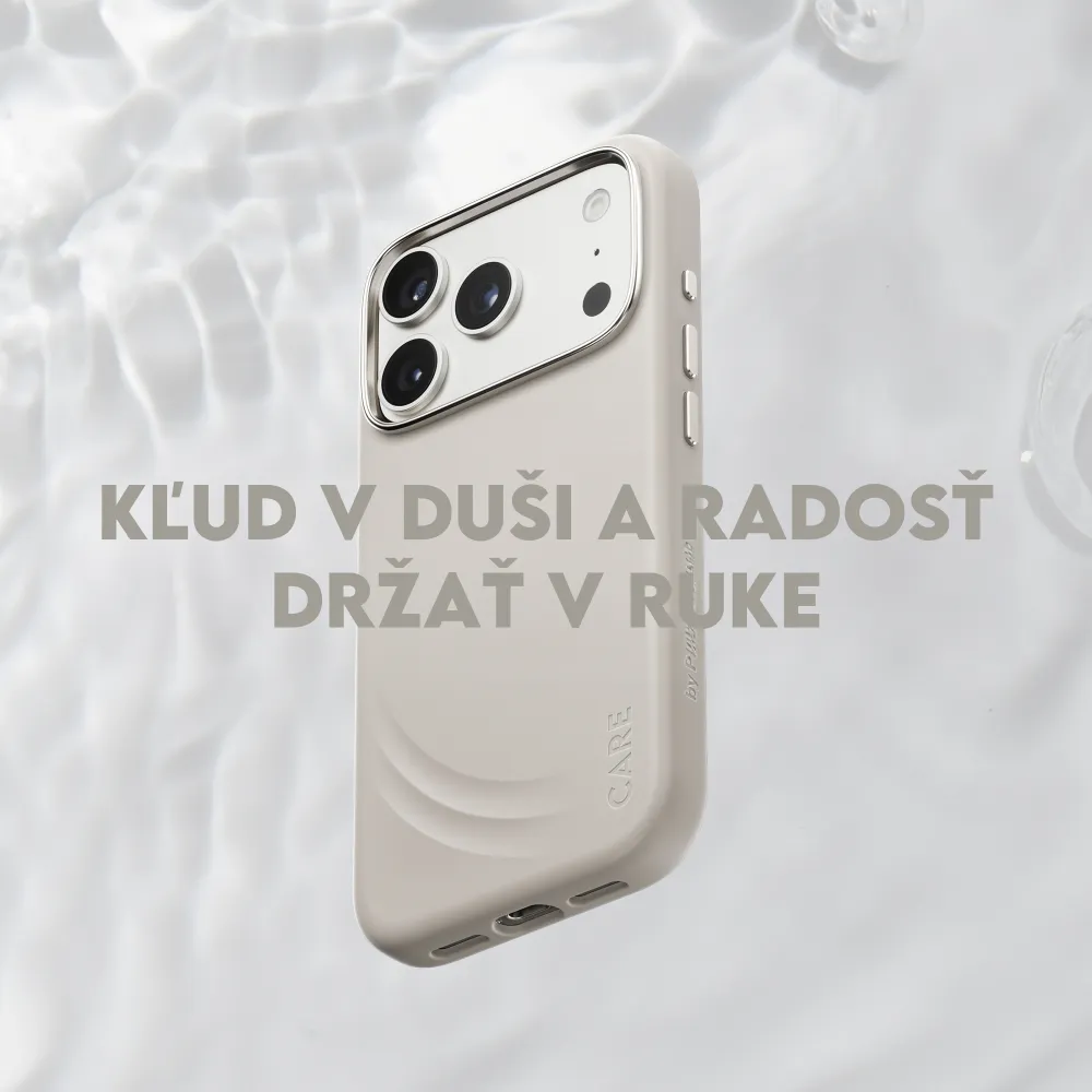 CARE - Puzdro FLOW s MagSafe pre iPhone 17 Pro, vanilla